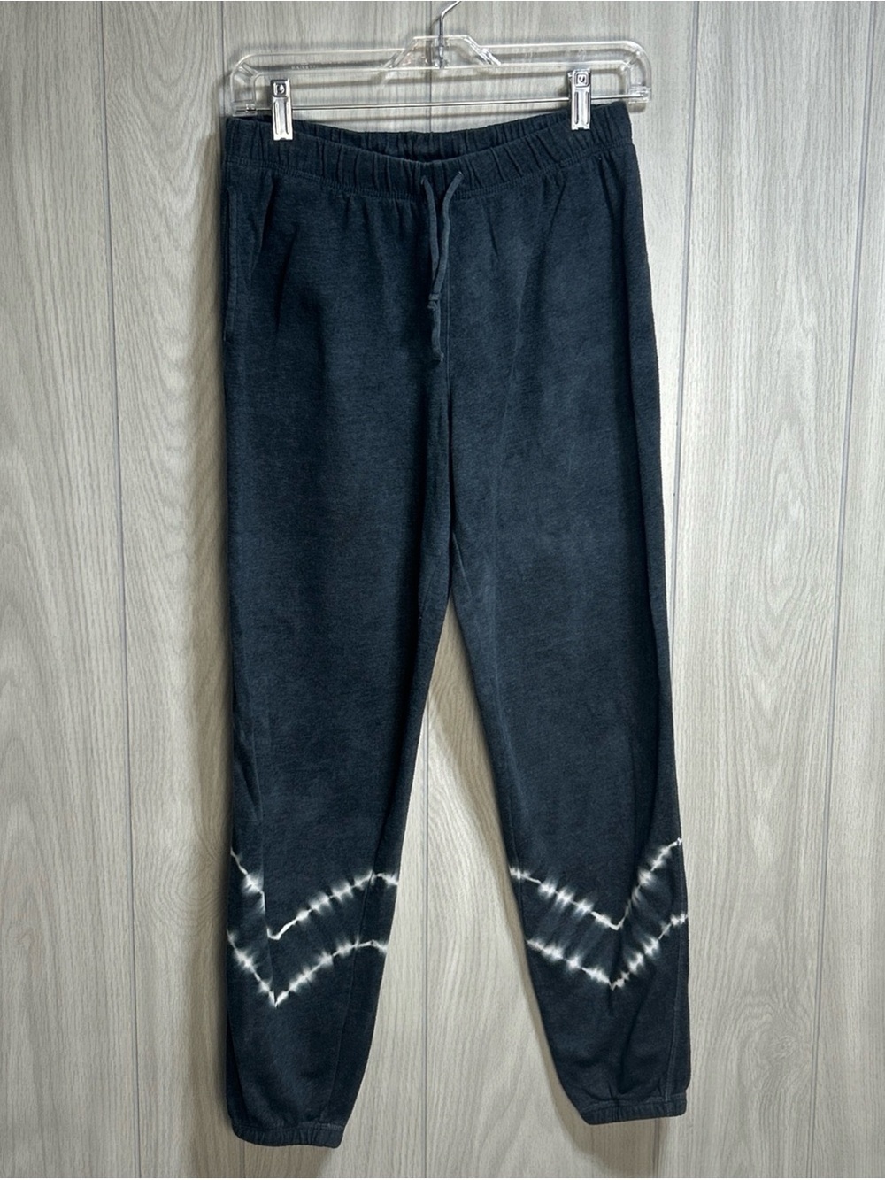 SO The Lounge Life Relaxed Jogger Blue With White Tie dye Size Small